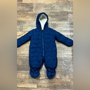 Baby Boys Dinosaur Snowsuit